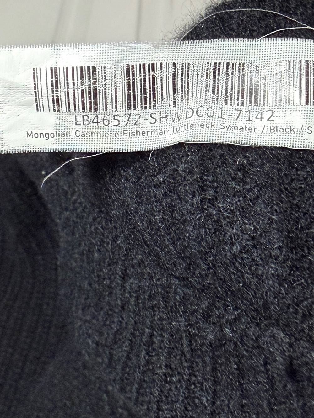 Quince Mongolian Cashmere Fisherman Turtleneck Sweater - Picture 9 of 9